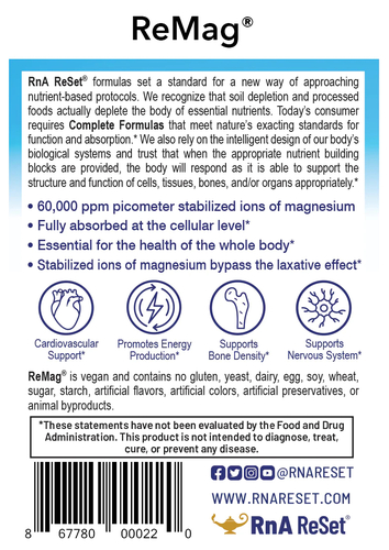 ReMag Liquid Magnesium - Tekutý horčík - 480 ml