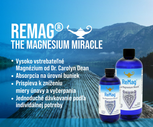 ReMag - The Magnesium Miracle | Piko-ionový tekutý horčík Dr. Deanovej - 480ml
