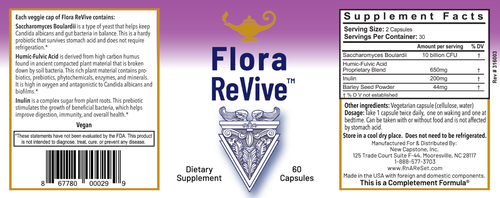 Flora ReVive - Probiotikum s výťažkami z rašeliny - Kapsule