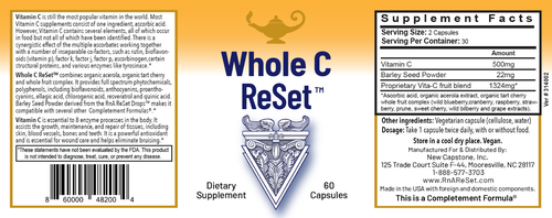 Whole C ReSet - Vitamín C - Kapsuly