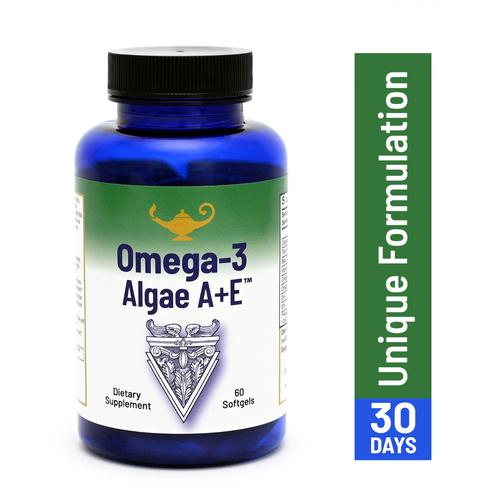 Omega-3 Algae A+E - Vegánske Omega-3 mastné kyseliny z rias - 60 ks